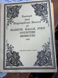Portrait and Biographical Record of MARION, RALLS, PIKE COUNTIES MISSOURI 1895