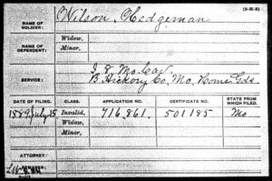Civil War Pension