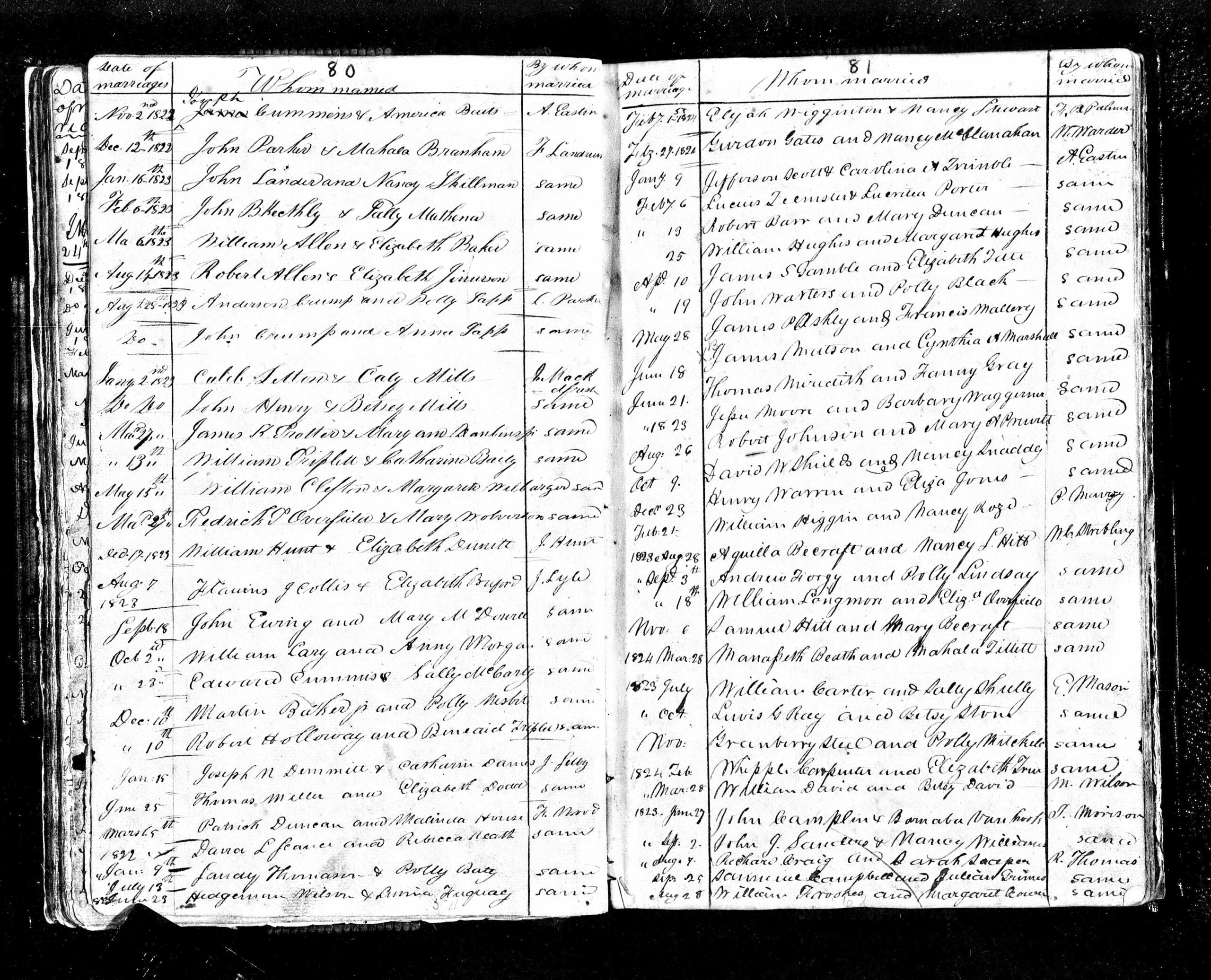 Marriage Records
